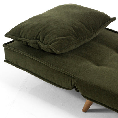 Cozy – divano letto in tessuto trapuntato con apertura facile